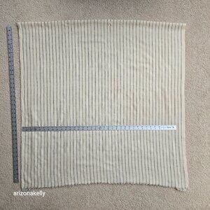 Huge Wool Lightweight Pinstripe Wrap Shawl Scarf